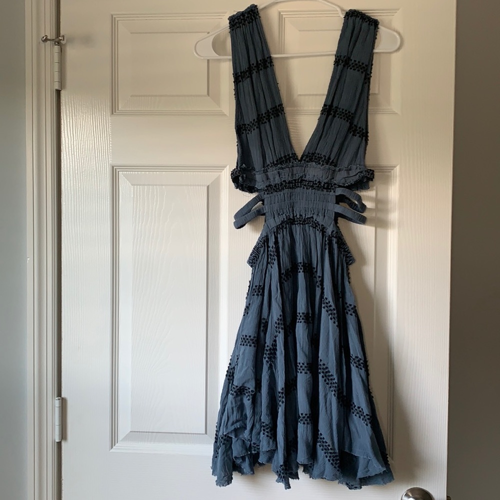 Mod Jacquard Fit N’ Flare Free People Dress